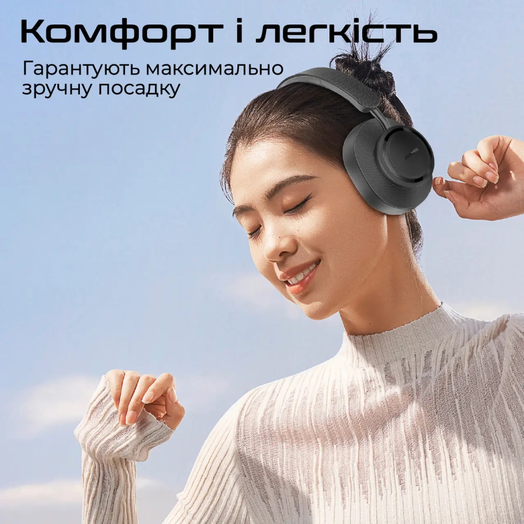 Навушники Promate Takt Black (takt.black) - зображення 6