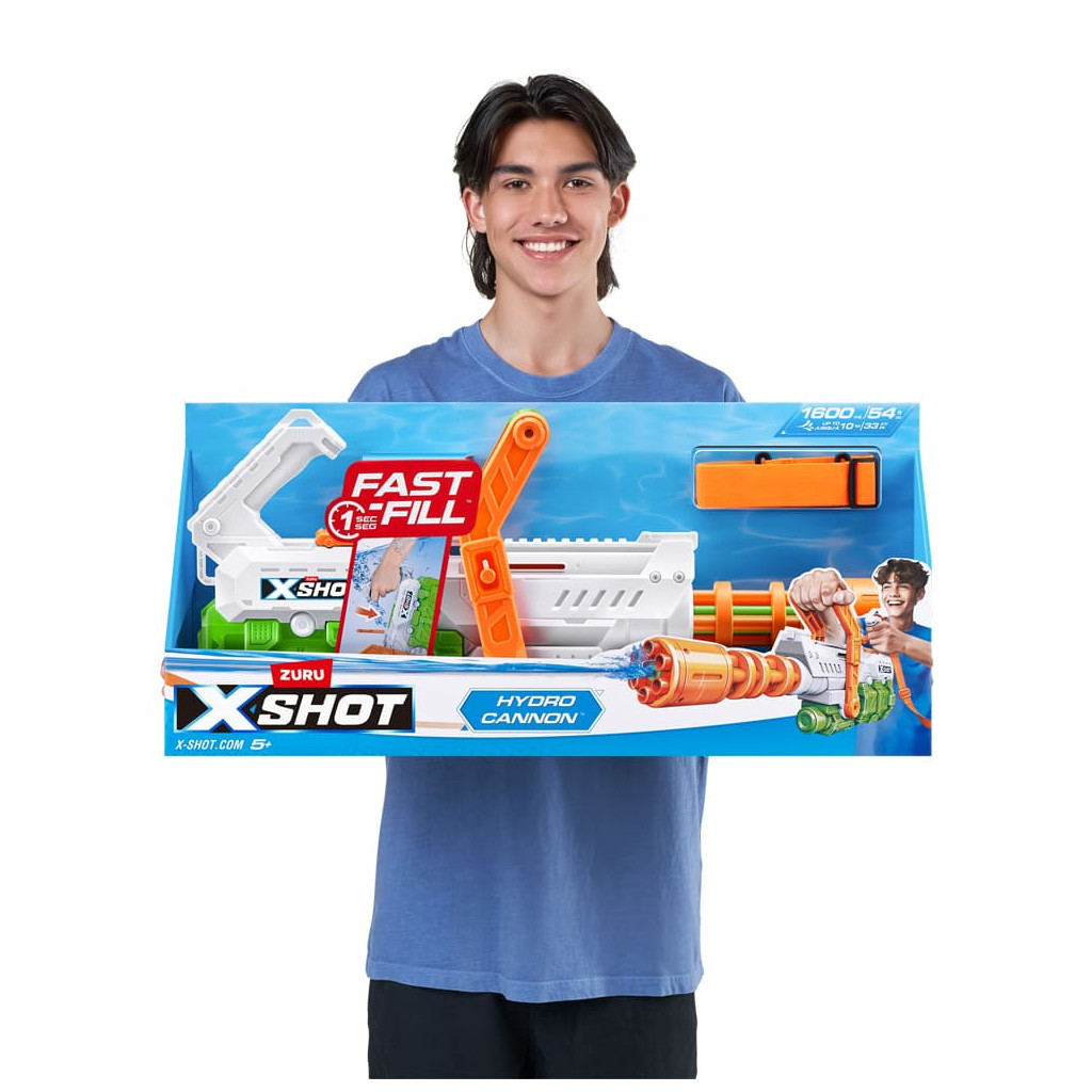 Іграшкова зброя Zuru X-Shot Гідрогармата Fast Fill Hydro Cannon (118112R) - зображення 4