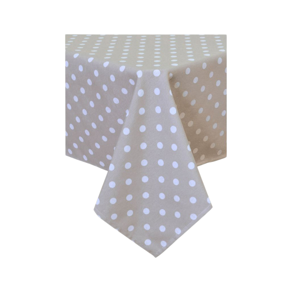 Скатертина Прованс Горох беж 136х180 см (4823093405646) - зображення 1