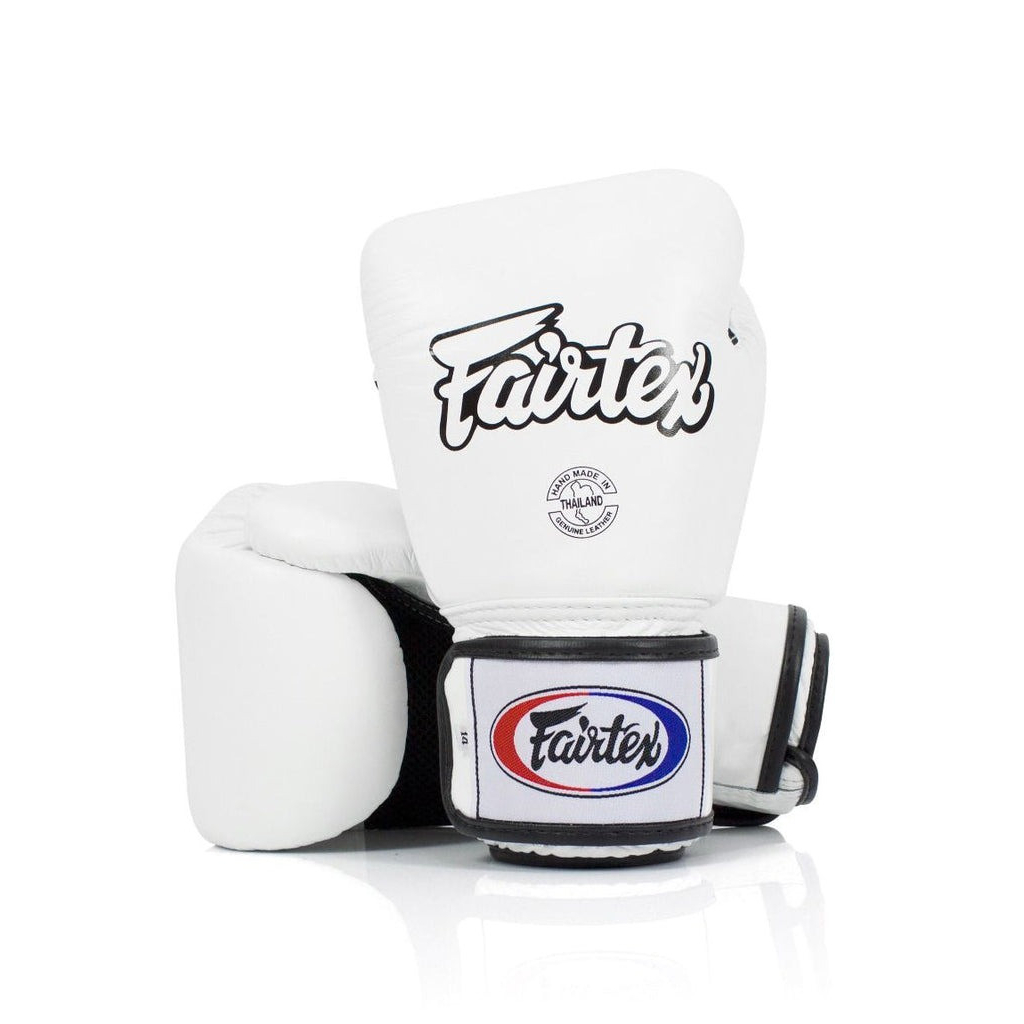 Боксерські рукавички Fairtex BGV1 White 14 унцій (бинти в комплекті) (BGV1_14oz_White) - зображення 2