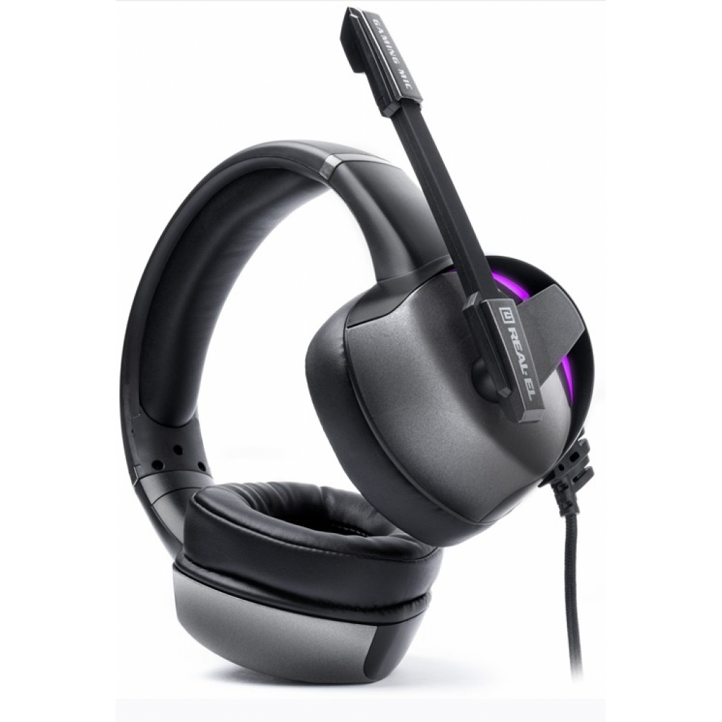 Навушники REAL-EL GDX-7620 Black - зображення 3
