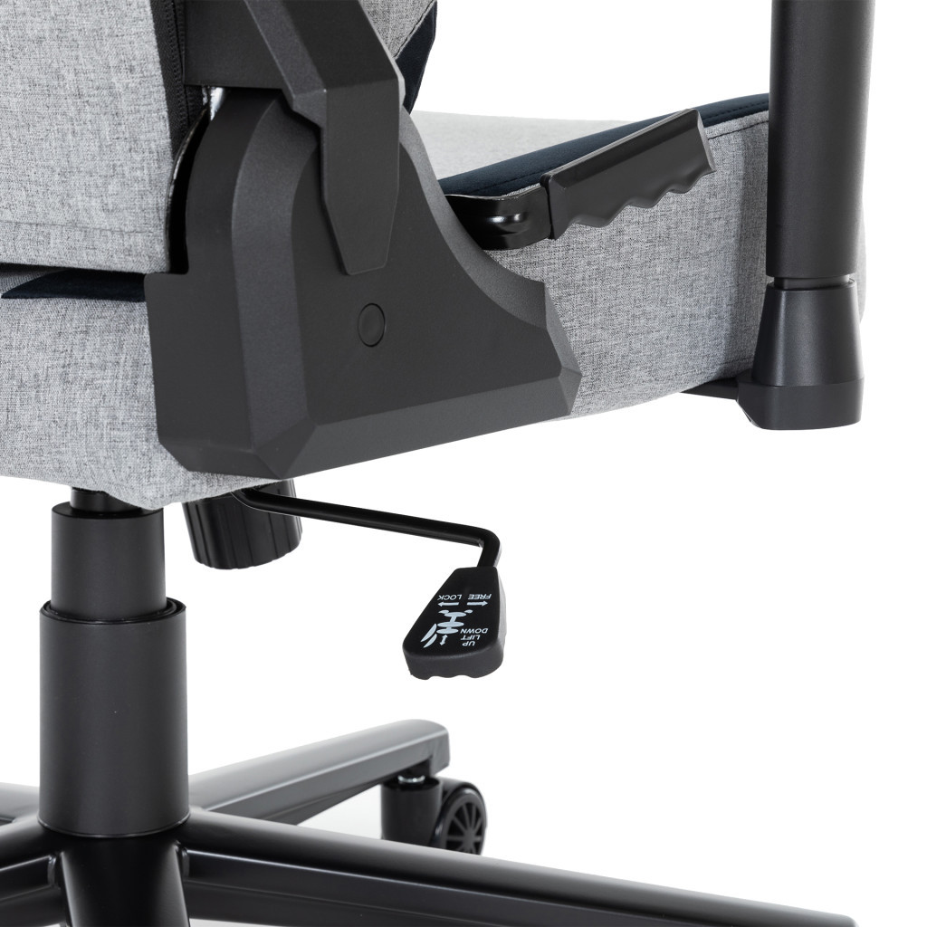 Крісло ігрове GamePro GC715DG Linen fabric Dark grey (GC715DG) - зображення 7