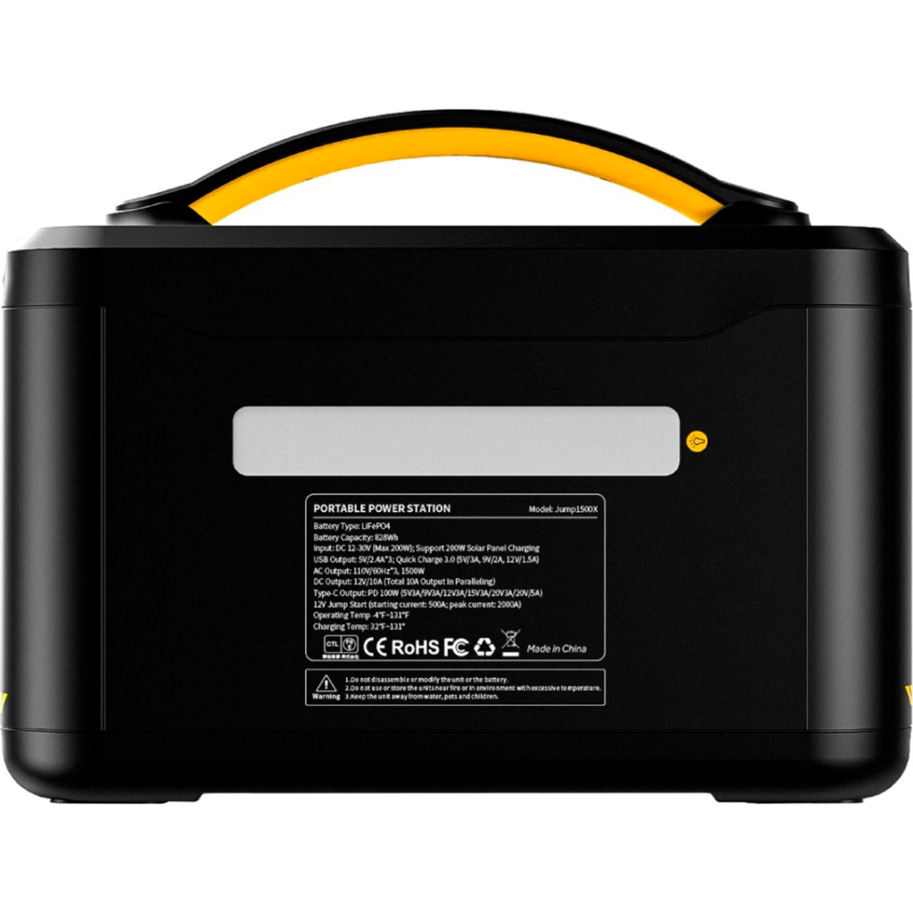 Зарядна станція Vtoman Jump 1500X PB-22 1500W 828Wh (Jump 1500X) - зображення 3