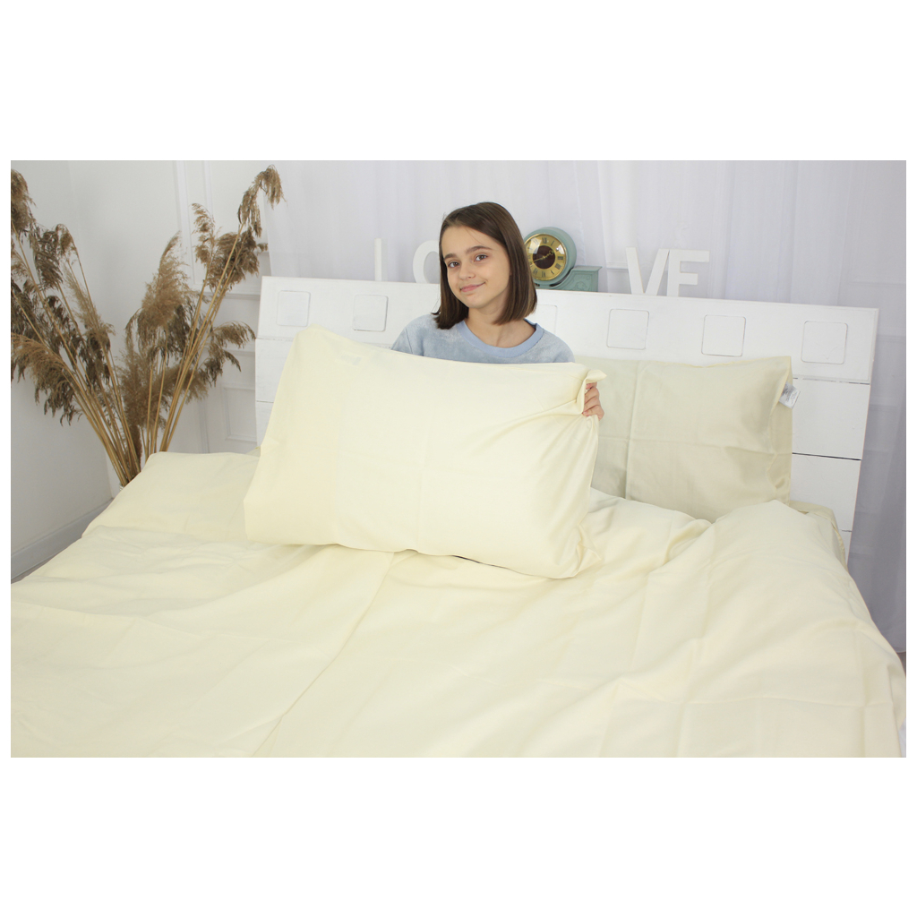 Постільна білизна MirSon Сатин Premium 0001 Moko White 2х160х220 (2200001717831) - изображение 5