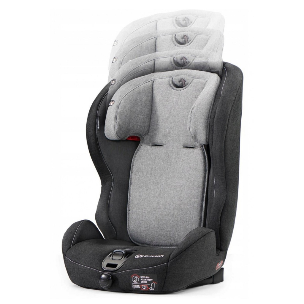 Автокрісло Kinderkraft Safety Fix Black/Gray (KKFSAFEBLGR000) (5902533909643) - зображення 5