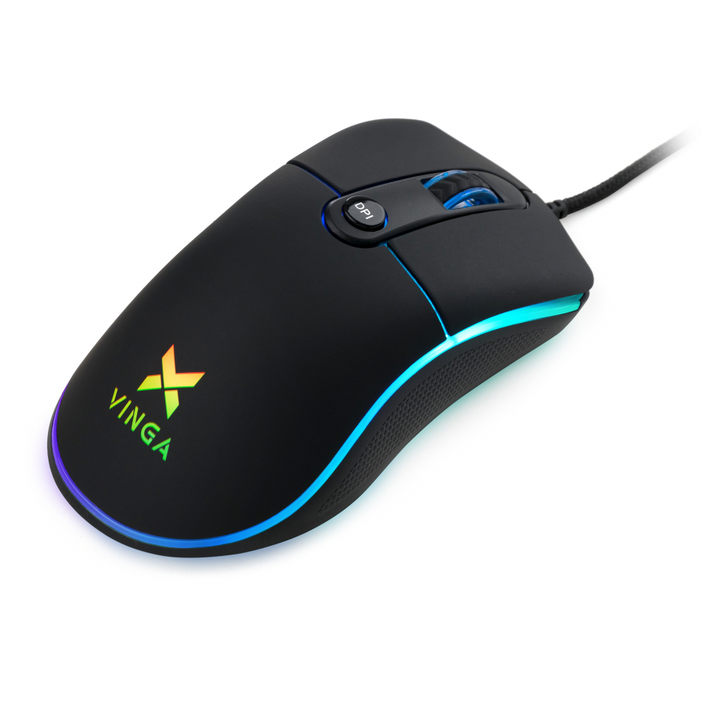 Мишка Vinga MSG-175 Black - зображення 6