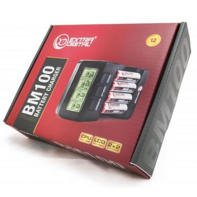 Зарядний пристрій для акумуляторів Extradigital BM110 + 4шт AA 2800 mAh (DV00DV2818) - зображення 8