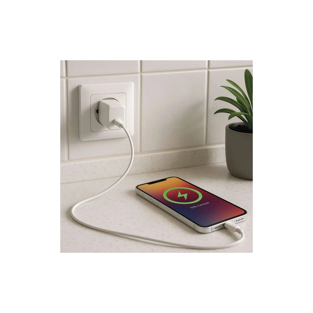 Зарядний пристрій EMOS V01G20 USB-C PD20W GaN (V01G20) - зображення 8