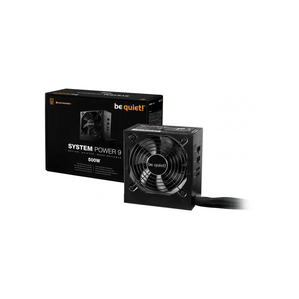 Блок живлення Be quiet! 500W System Power 9 CM (BN301) - изображение 3