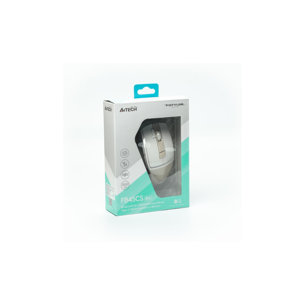 Мишка A4Tech FG45CS Air Wireless Cream Beige (4711421993005) - зображення 9