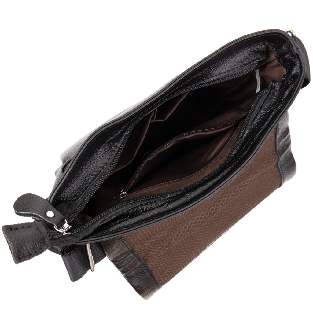 Сумка Vintage З клапаном флотар Чорна (20410) - зображення 8