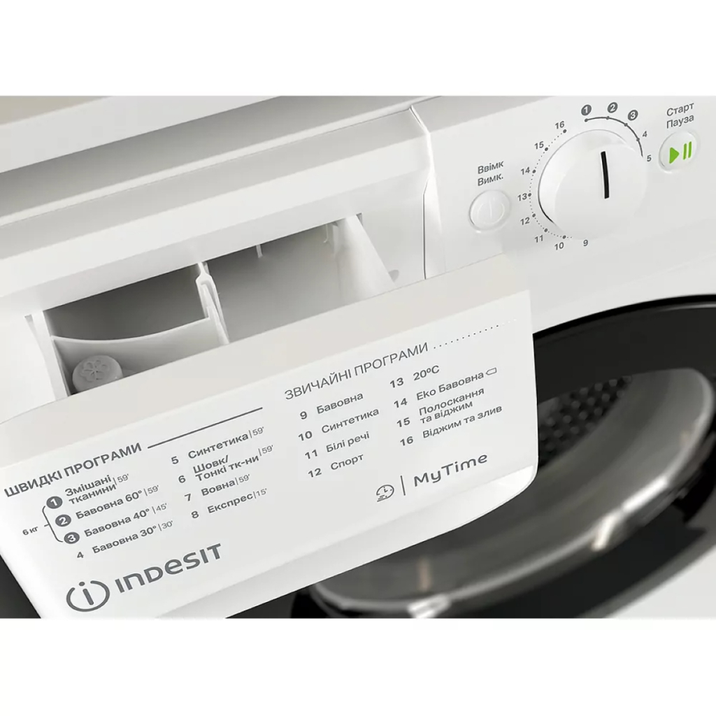 Пральна машина Indesit OMTWSE61293WKUA - зображення 4