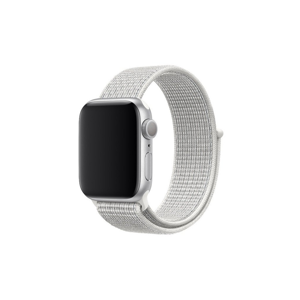 Ремінець до смарт-годинника Apple 40mm Summit White Nike Sport Loop (MX802ZM/A) - зображення 2
