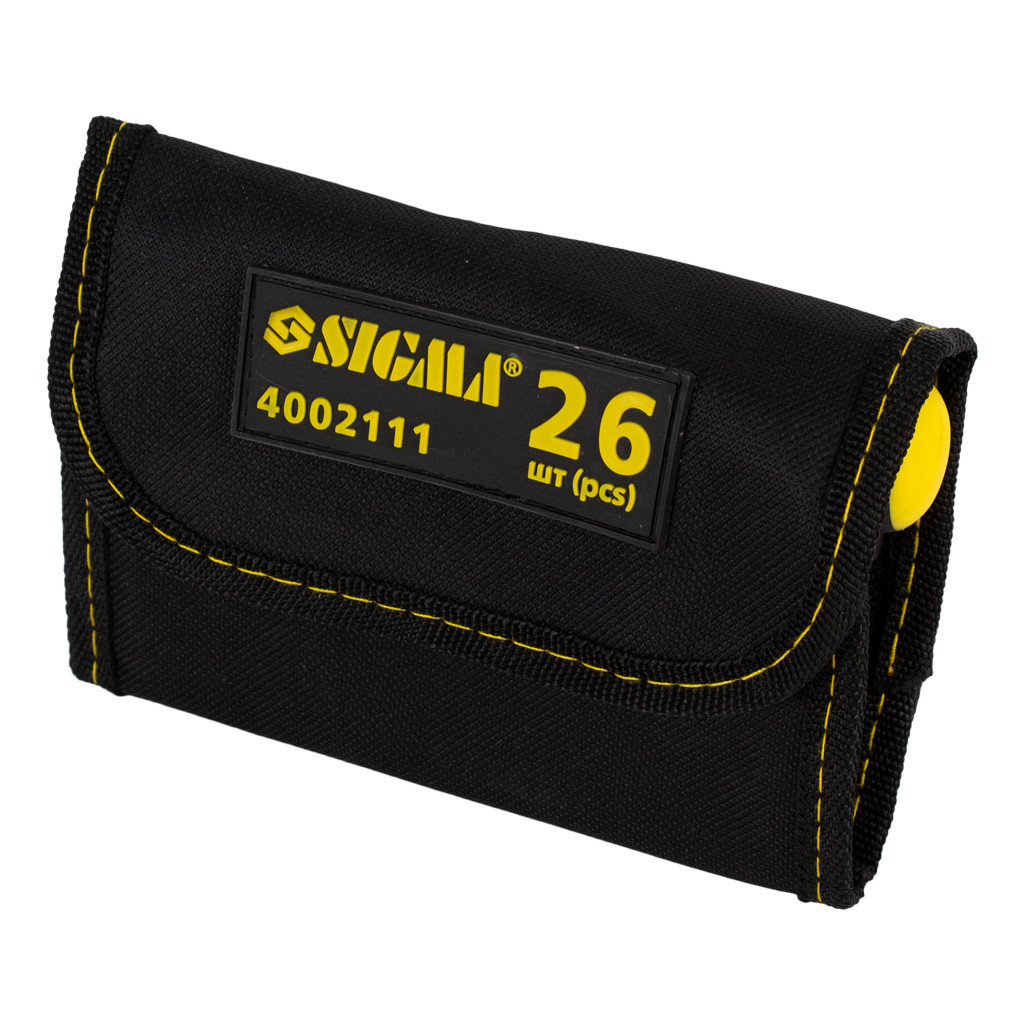 Викрутка Sigma з бітами 18шт + насадки торцеві 6шт CrV (4002111) - изображение 5