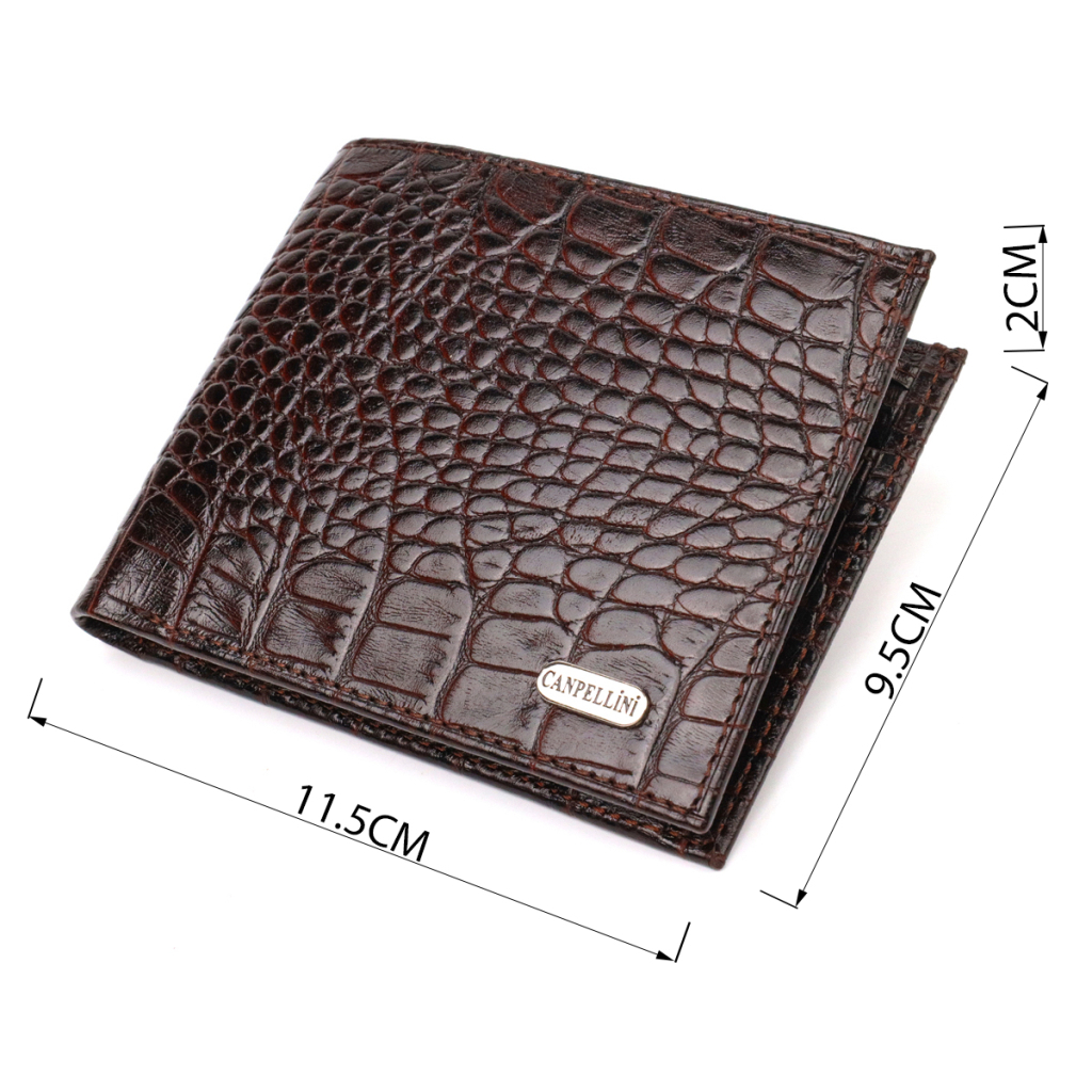 Портмоне Canpellini З натуральної шкіри Коричневе (21777) - зображення 3