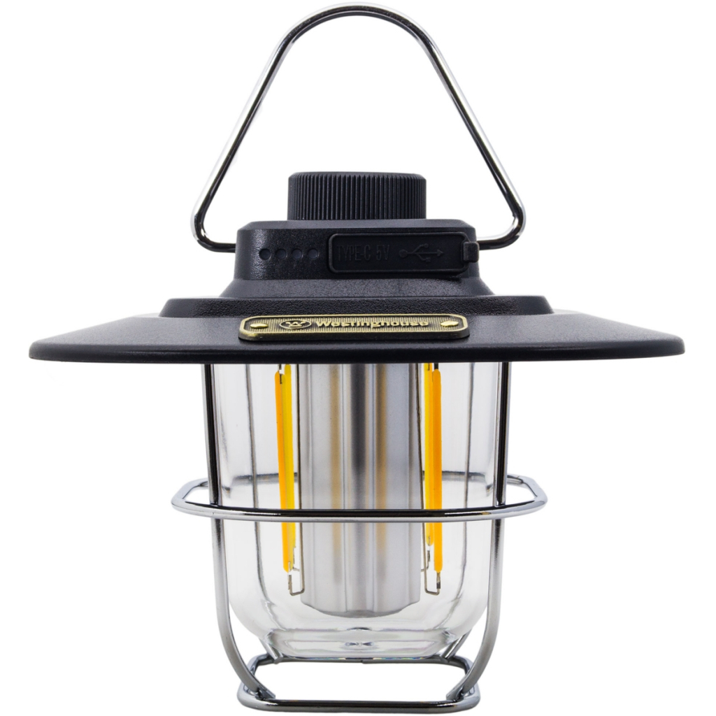 Ліхтар Westinghouse RETRO 4W LED Filament WF242 Type-C з функцією Power Bank Чорний (WF242-CB(Black)) - зображення 1