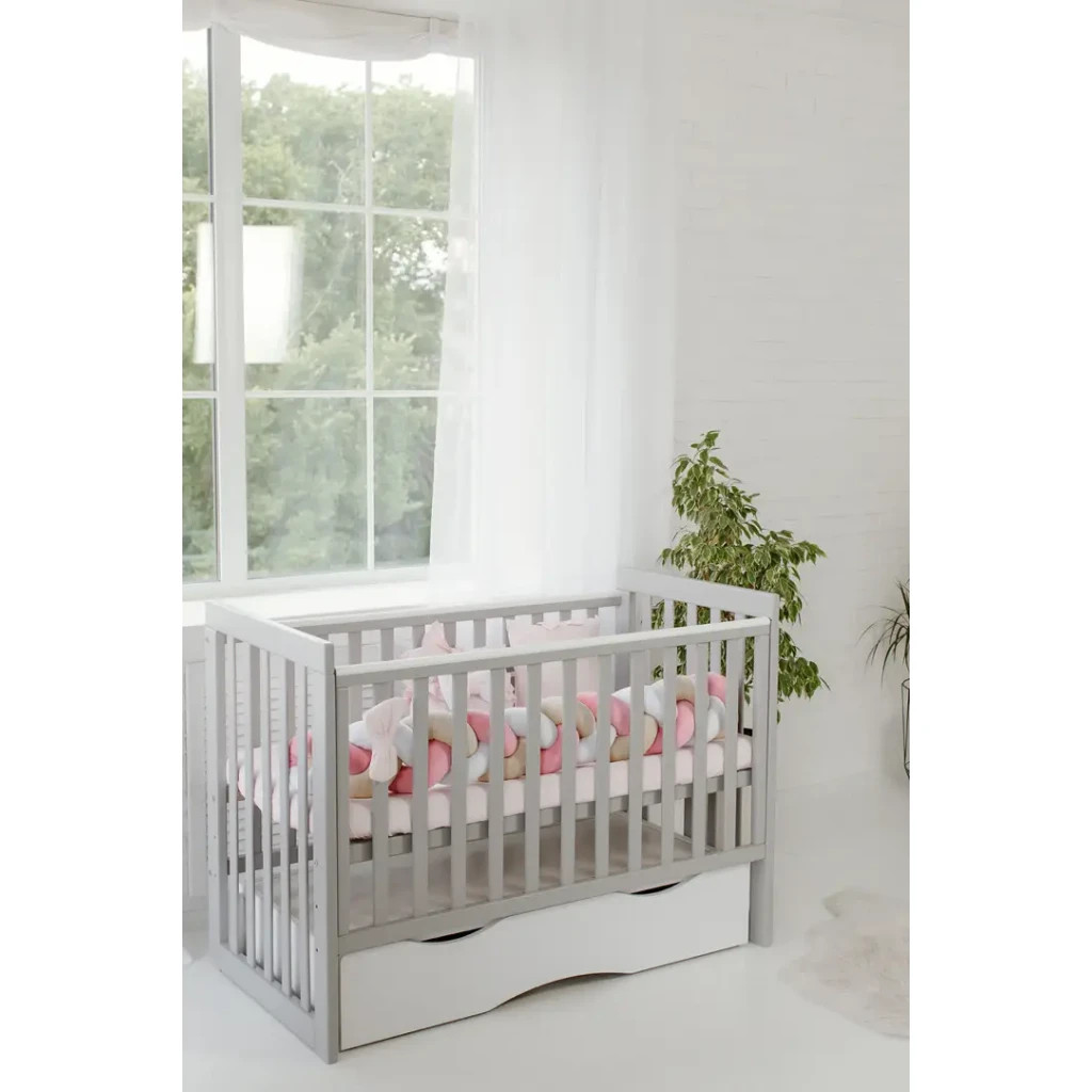 Ліжечко Angelo LUX-11 (сірий) 120x60 (11034) - зображення 4