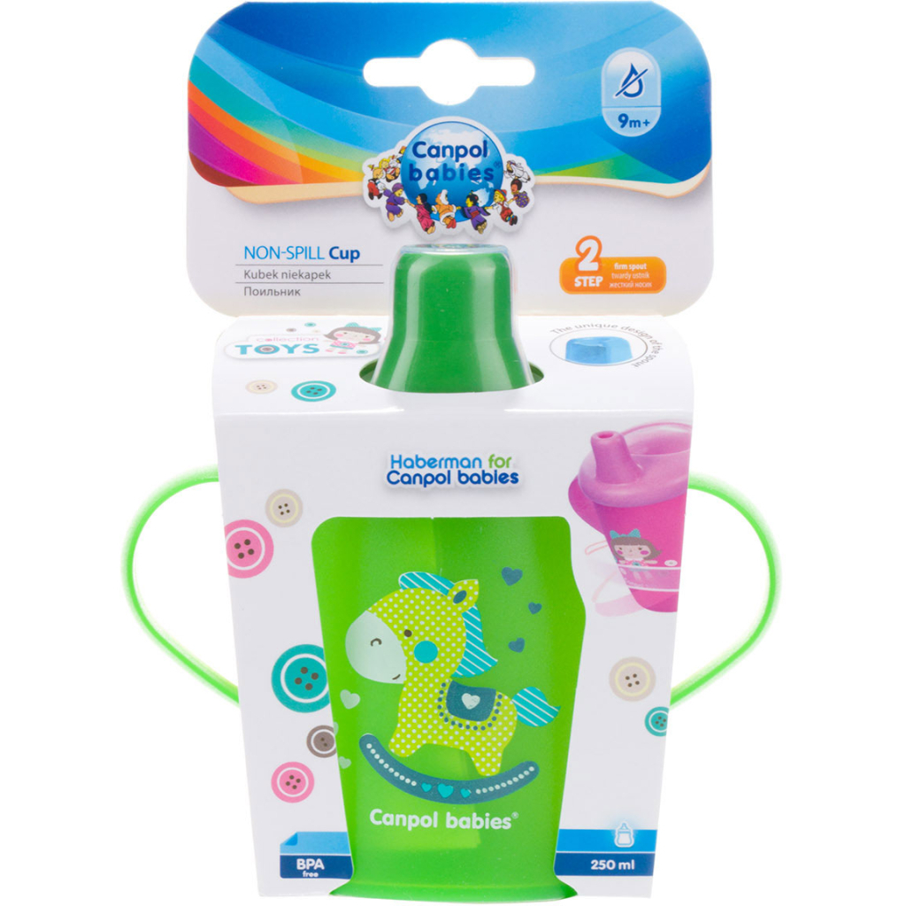 Поїльник-непроливайка Canpol babies Toys 250 мл Зелена (31/200_gre) - зображення 5
