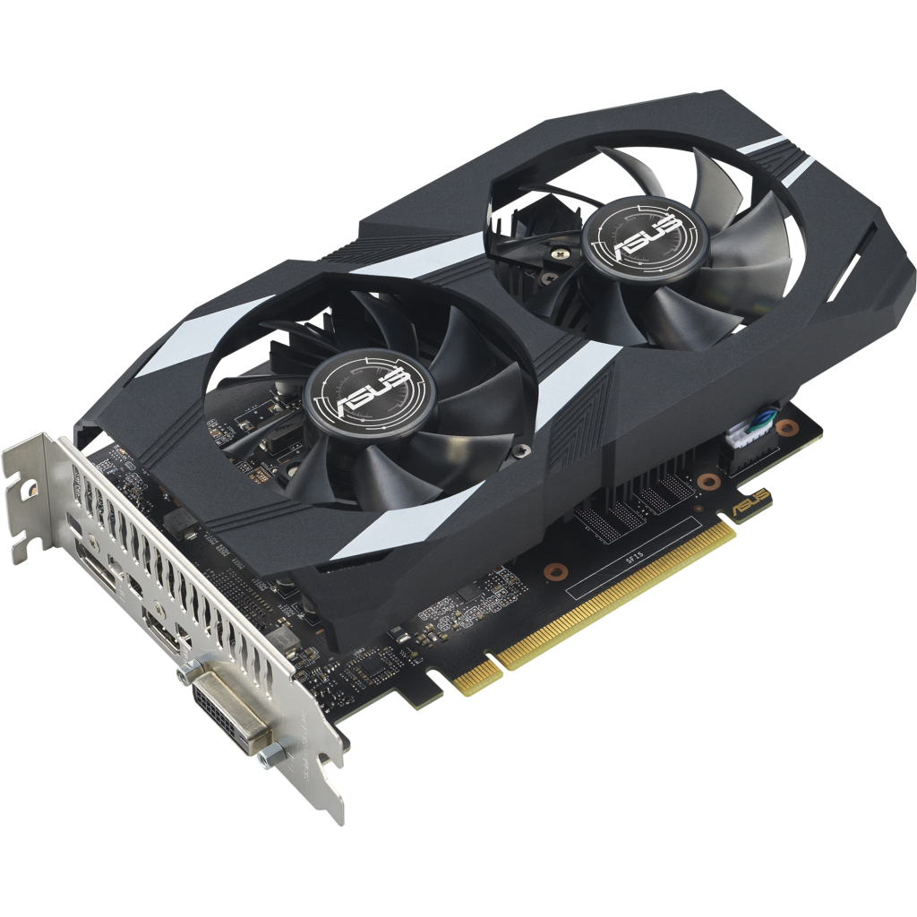 Відеокарта ASUS GeForce GTX1650 4096Mb DUAL OC D6 P EVO (DUAL-GTX1650-O4GD6-P-EVO) - зображення 4