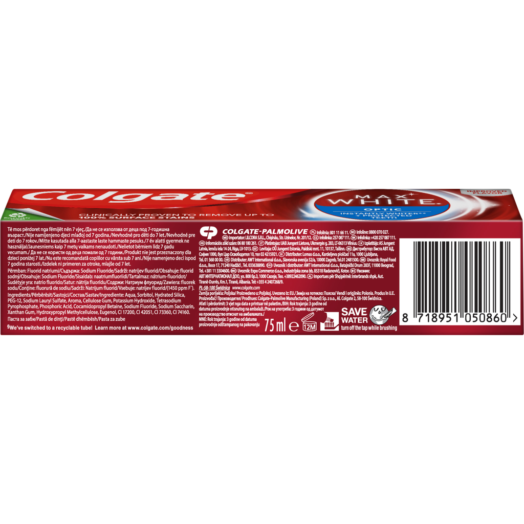Зубна паста Colgate Max White One 75 мл (8718951050860) - зображення 4