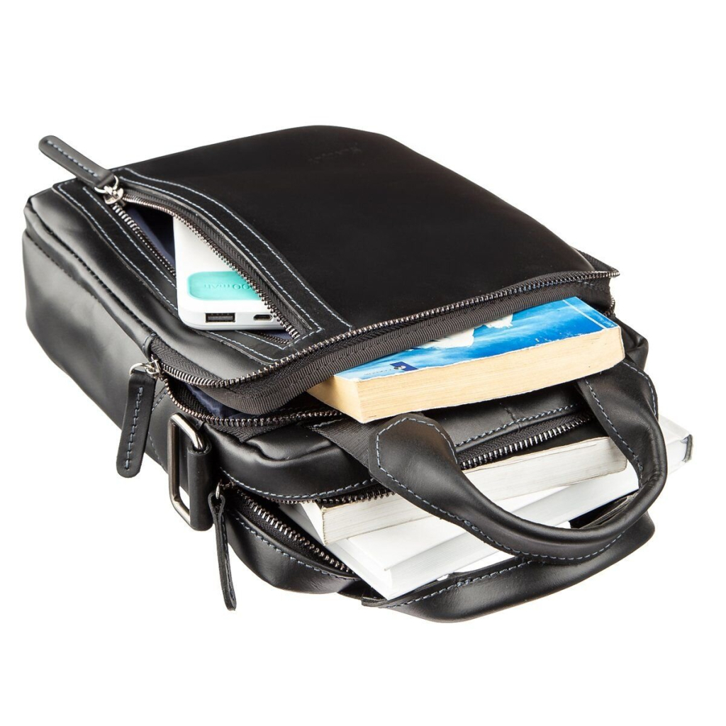 Сумка Shvigel У гладкій шкірі Чорна (11184) - зображення 5