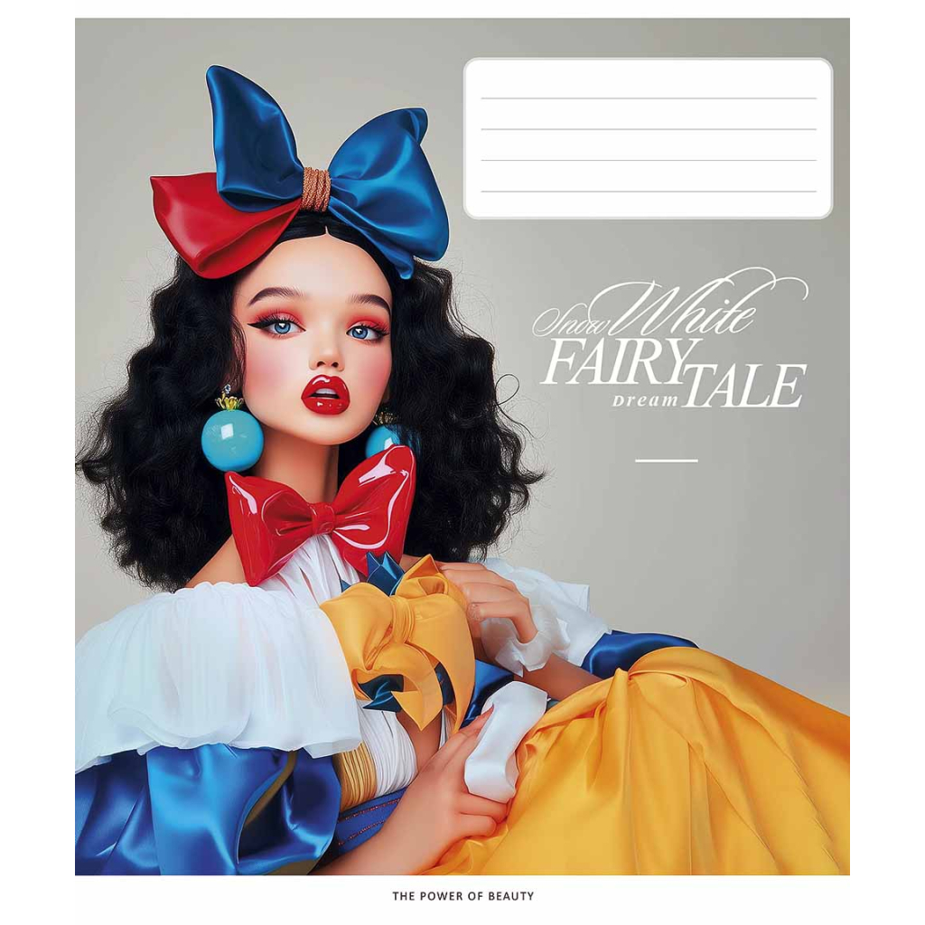 Зошит Школярик Fairytale 36 аркушів клітинка (036-3542K) - зображення 4