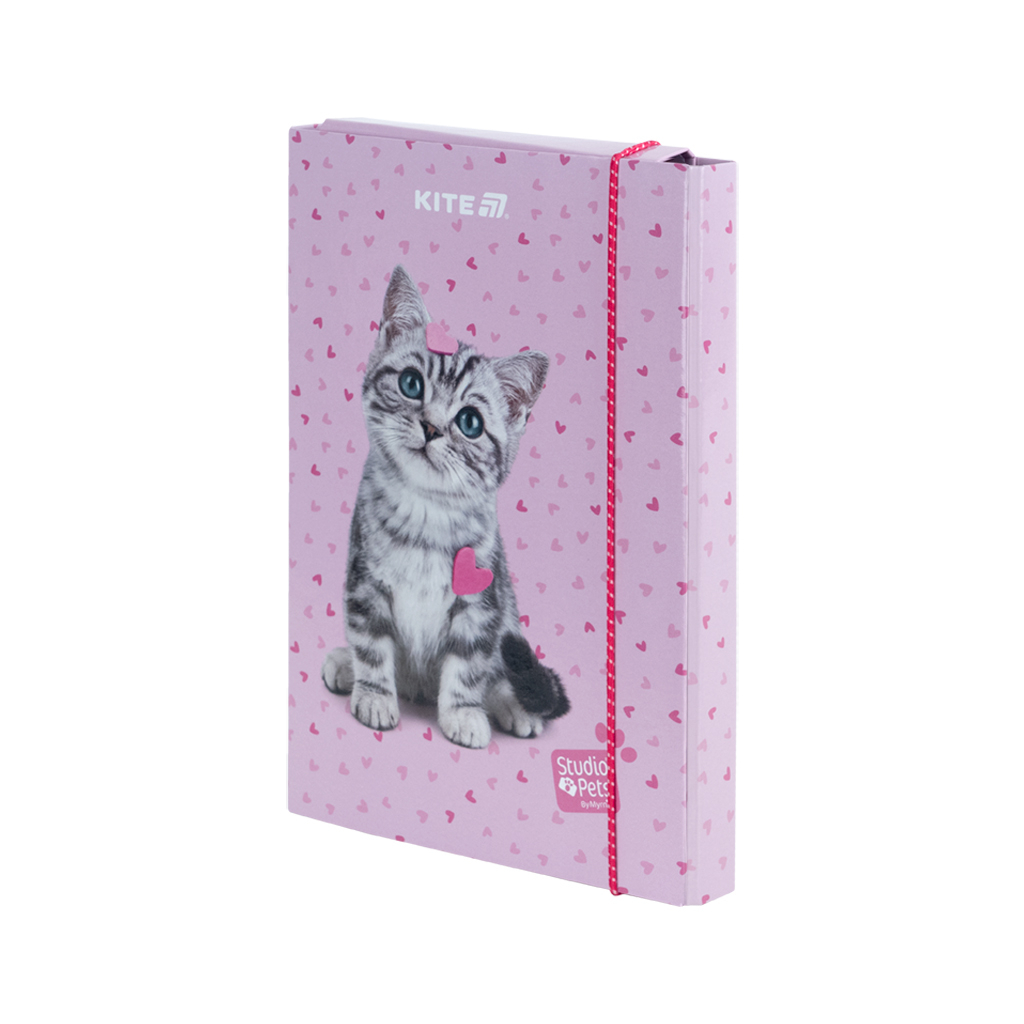 Папка для зошитів Kite В5 на гумці Studio Pets (SP25-210) - зображення 1