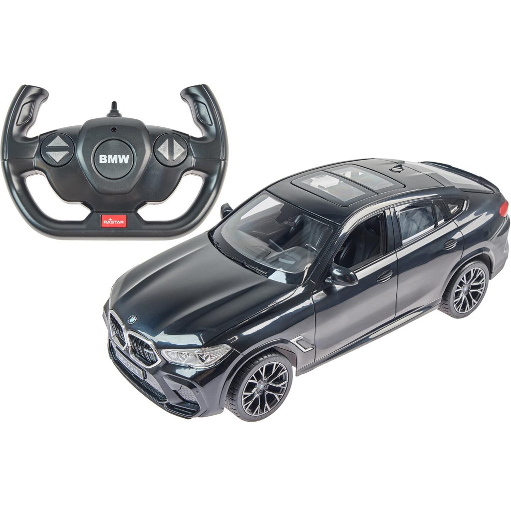 Радіокерована іграшка Rastar BMW X6 1:14 чорний (99260 black) - зображення 1