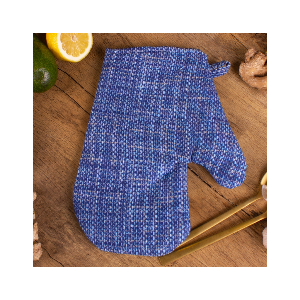 Кухонна прихватка MirSon рогожа/напівпанама №209 - Blue binding (2200006754145) - зображення 2