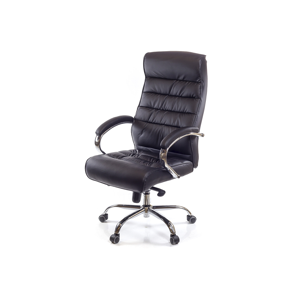 Офісне крісло Аклас Каміль CH MB Чорне (натуральна шкіра) (10001243) - зображення 1