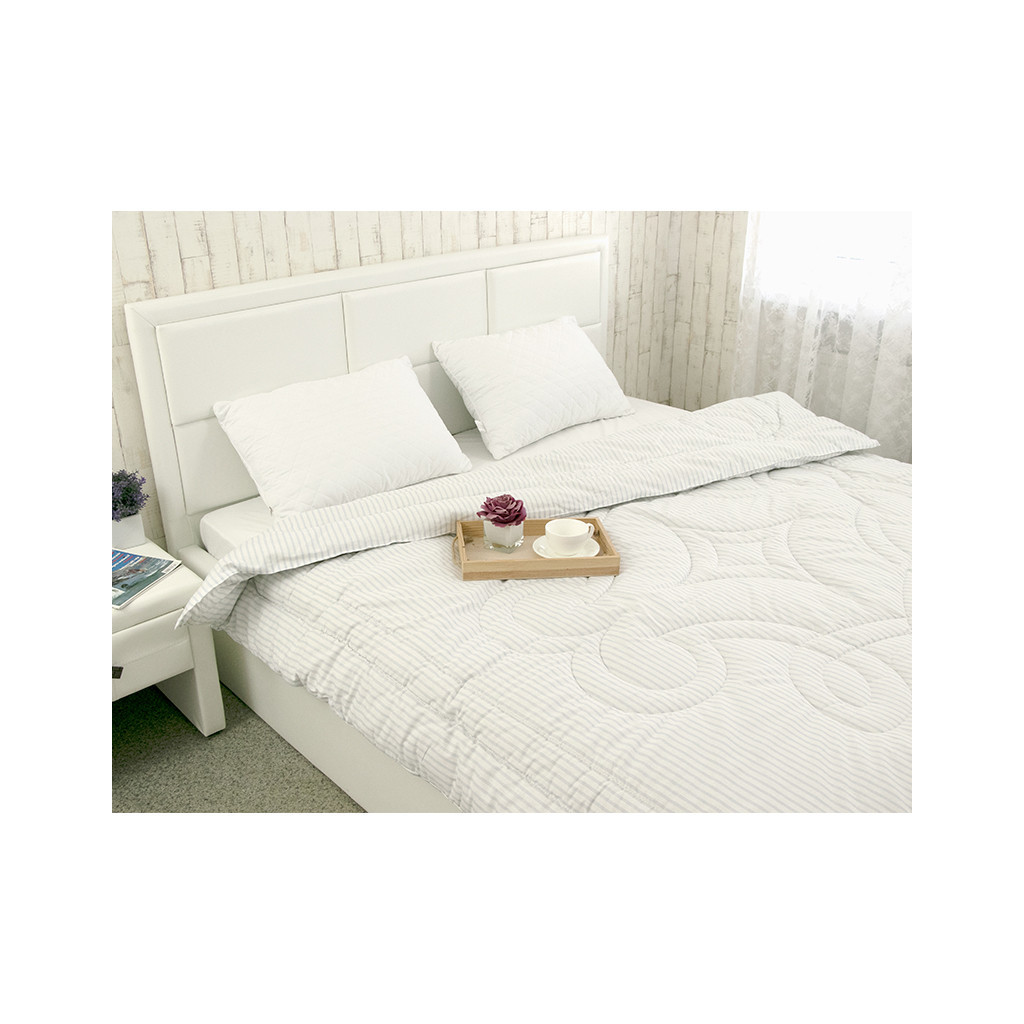 Ковдра Руно вовняна Blue stripes 172х205 (316.02ШУ_Blue stripes) - зображення 7