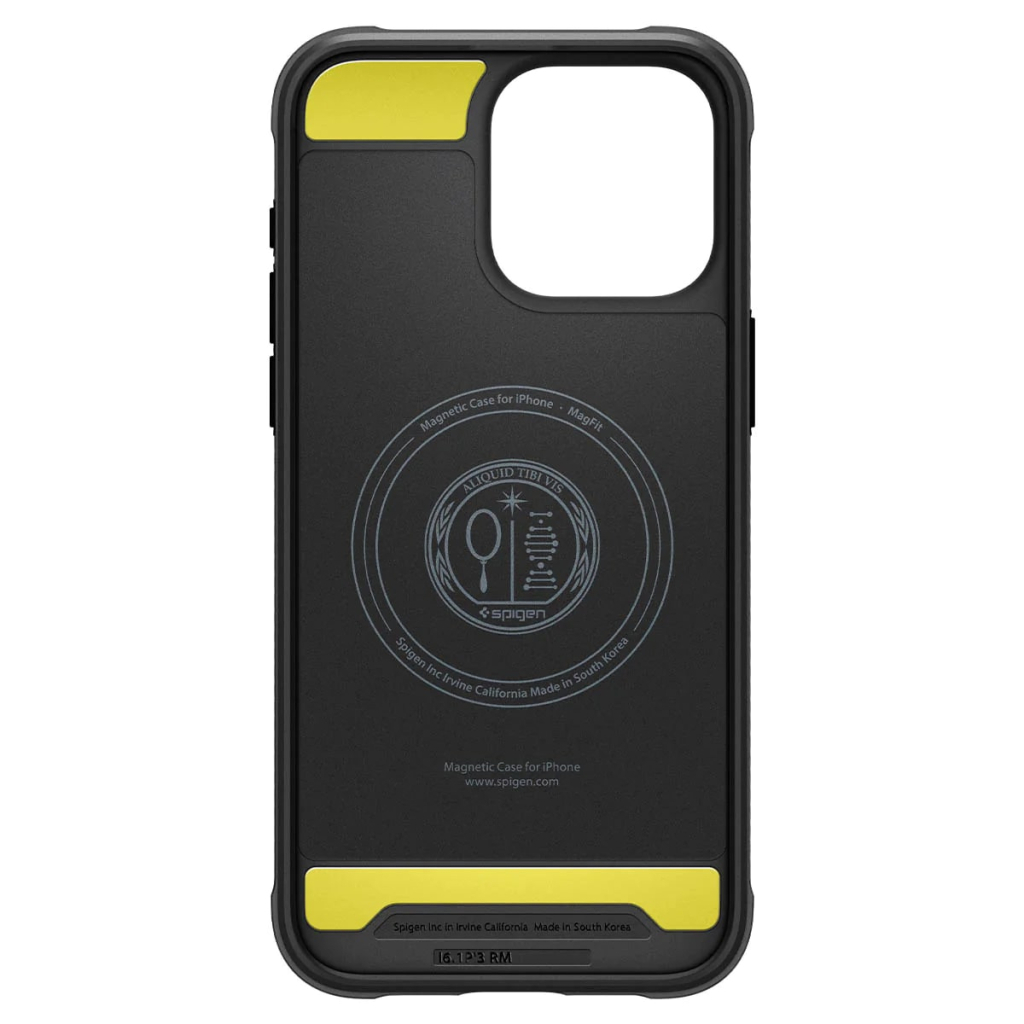 Чохол до мобільного телефона Spigen Apple iPhone 15 Pro Rugged Armor MagFit Matte Black (ACS06703) - зображення 8