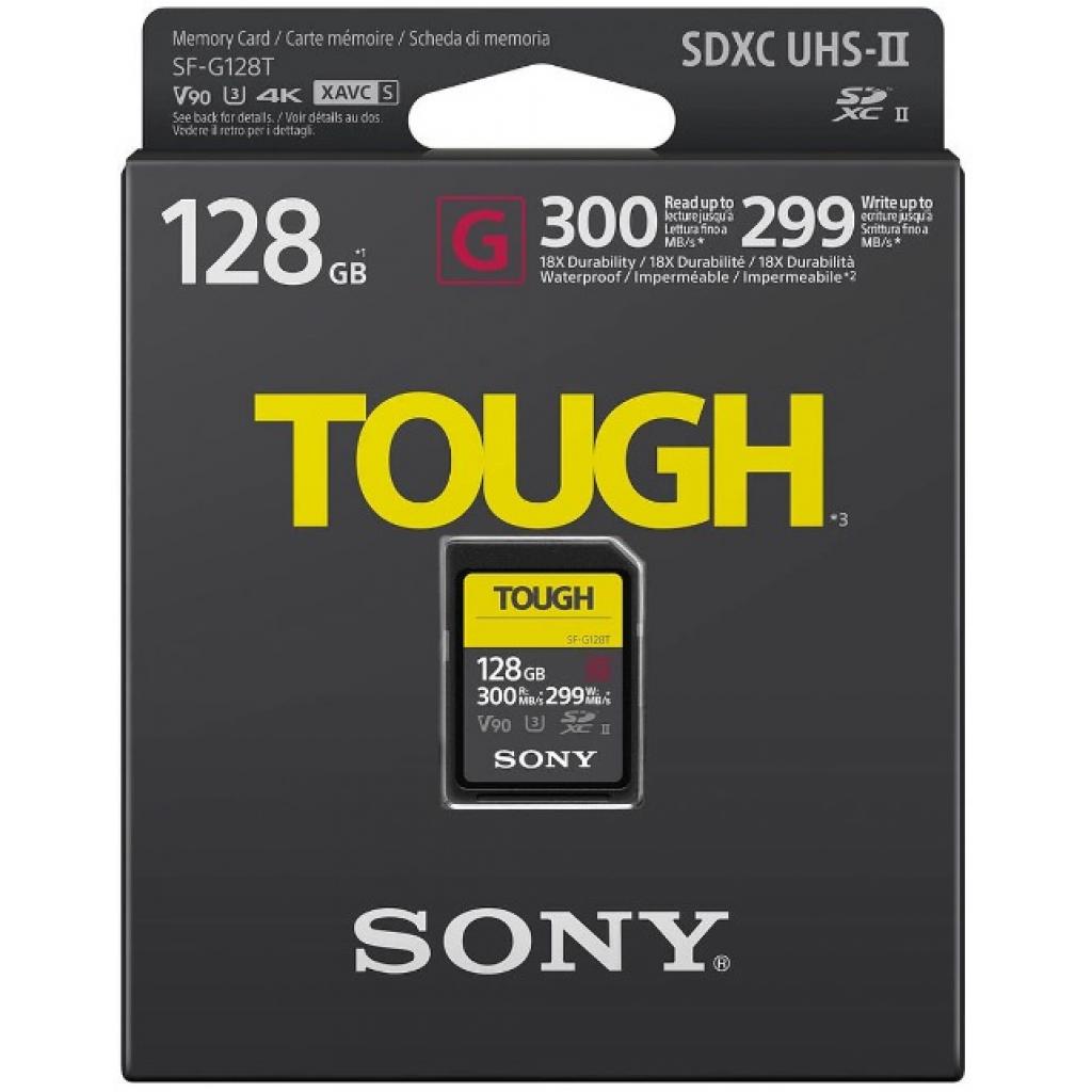 Карта пам'яті Sony 128GB SDXC class10 UHS-II U3 V90 Tough (SFG1TG) - зображення 2