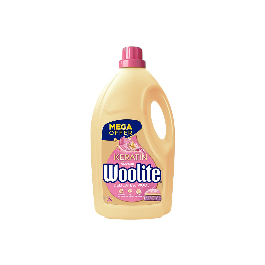 Гель для прання Woolite Для вовни та делікатних тканин З кератином 4.5 л (5908252004546) - зображення 1