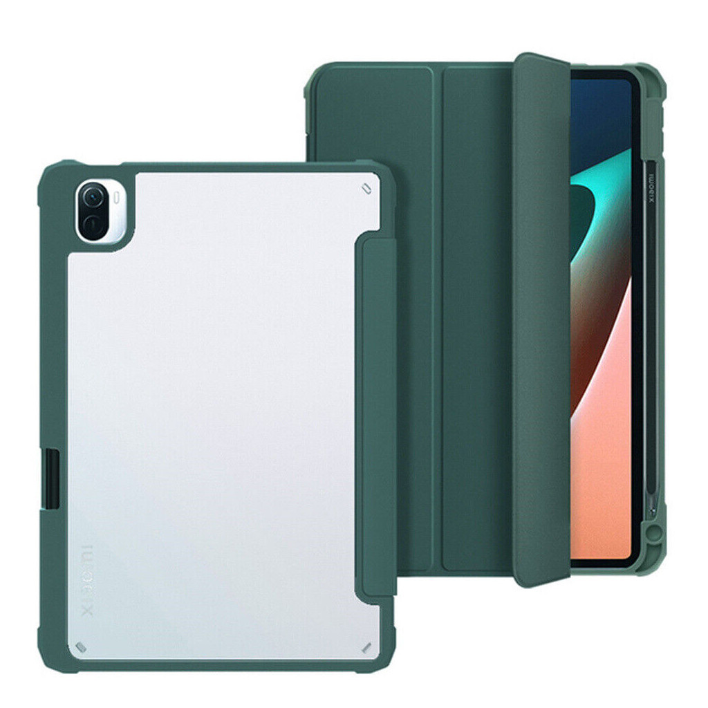 Чохол до планшета BeCover Soft Edge Pencil Mount Xiaomi Mi Pad 5 / 5 Pro Dark Green (708363) - зображення 2
