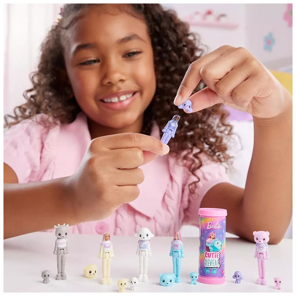 Лялька Barbie сюрприз Mini BarbieLand Cutie Reveal М'які та пухнасті (JCR15) - зображення 7