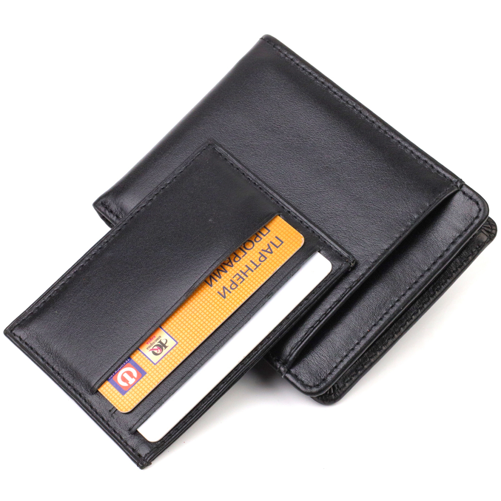 Гаманець Canpellini З натуральної шкіри Чорний (21876) - зображення 5