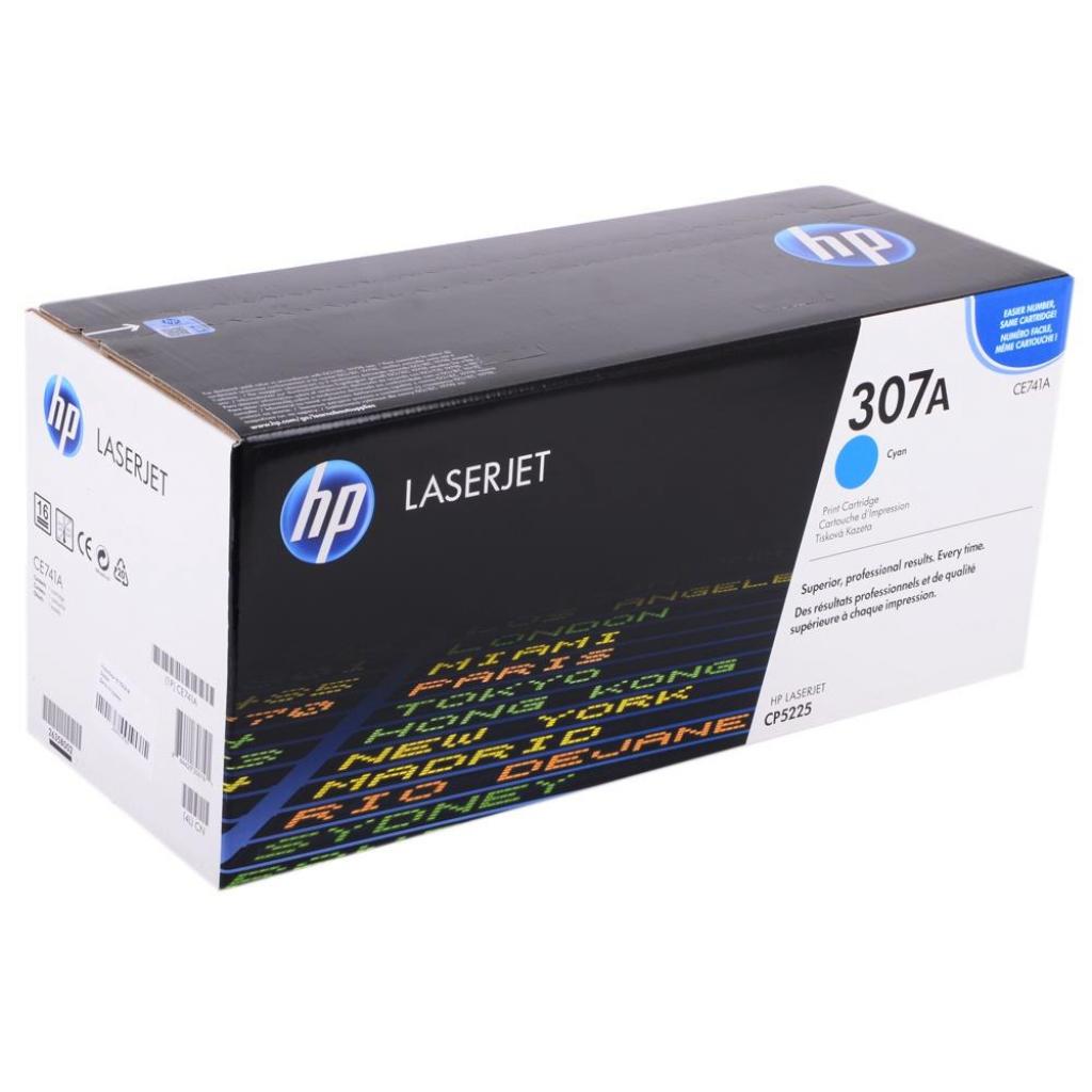 Картридж HP CLJ  307A cyan (CE741A) - изображение 2