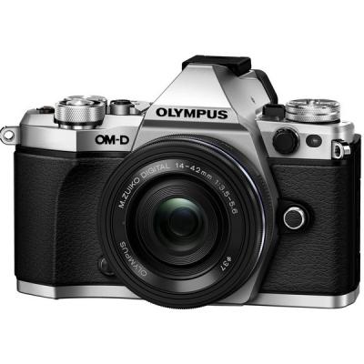 Цифровий фотоапарат Olympus E-M5 mark II Pancake Zoom 14-42 mm Kit silver/black (V207044SE000) - зображення 1