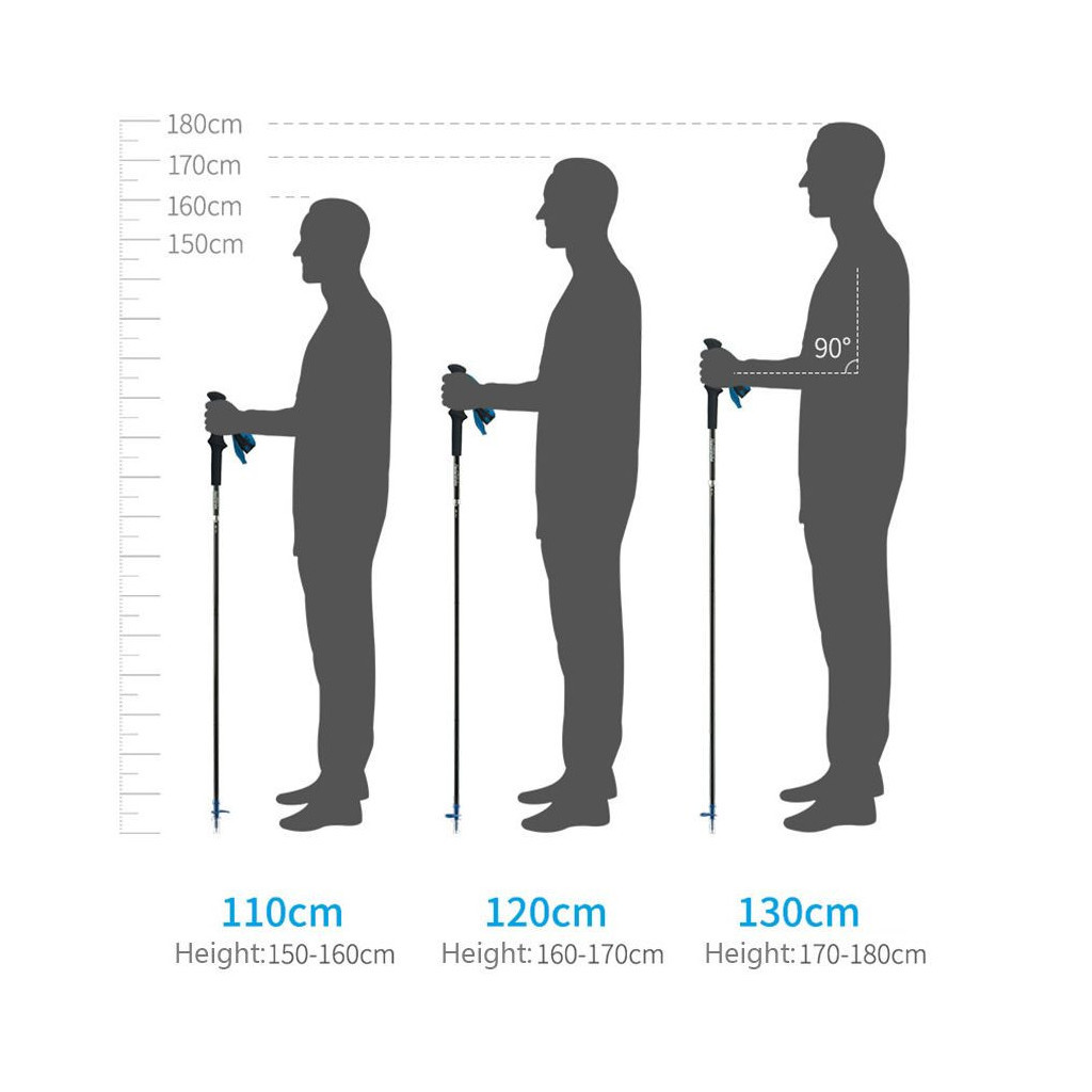 Трекінгові палиці Naturehike ST08 NH18D020-Z 120 см бордова 1 шт (6927595748534) - зображення 4