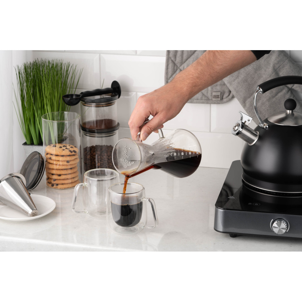 Заварник Ardesto Кемекс для кави Black Mars 600 мл (AR0706CM) - зображення 7