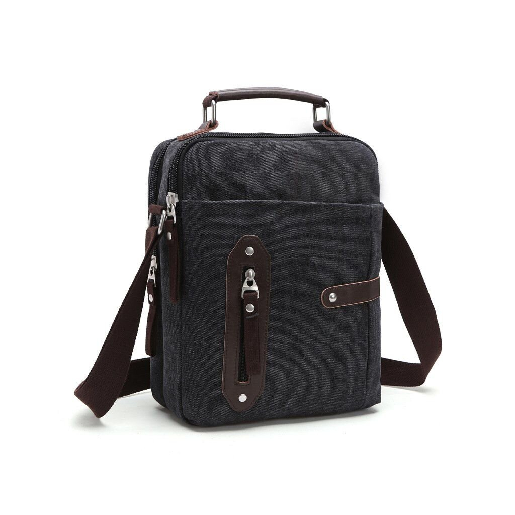 Сумка Vintage Текстильна Чорна (20079) - зображення 1