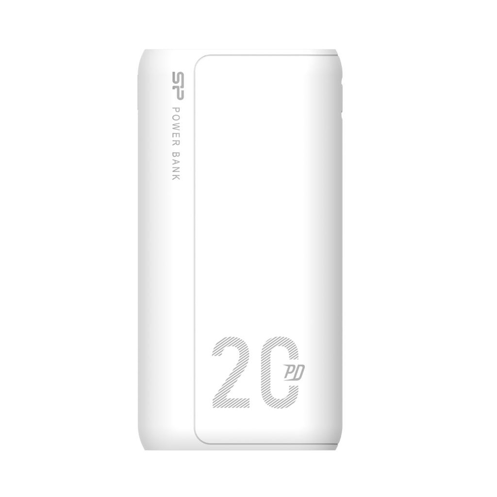 Батарея універсальна Silicon Power QS15 20000mAh PD/18W, QC3.0, Type-C, Micro-USB, 2*USB-A, whi (SP20KMAPBKQS150W) - зображення 1