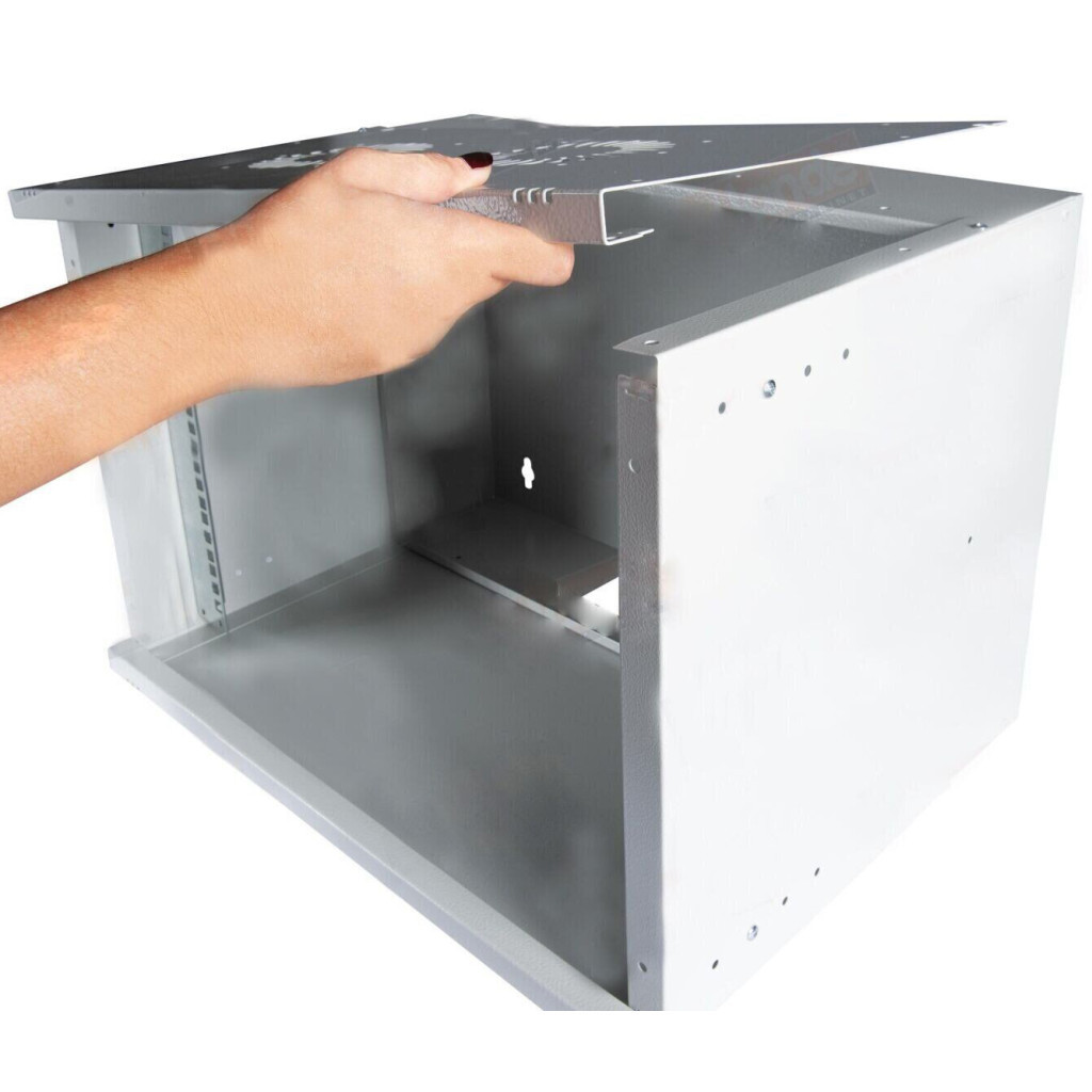 Шафа настінна Hypernet 9U 19" 540x400 SOHO (WMNC-40-9U-SOHO-FLAT) - зображення 5