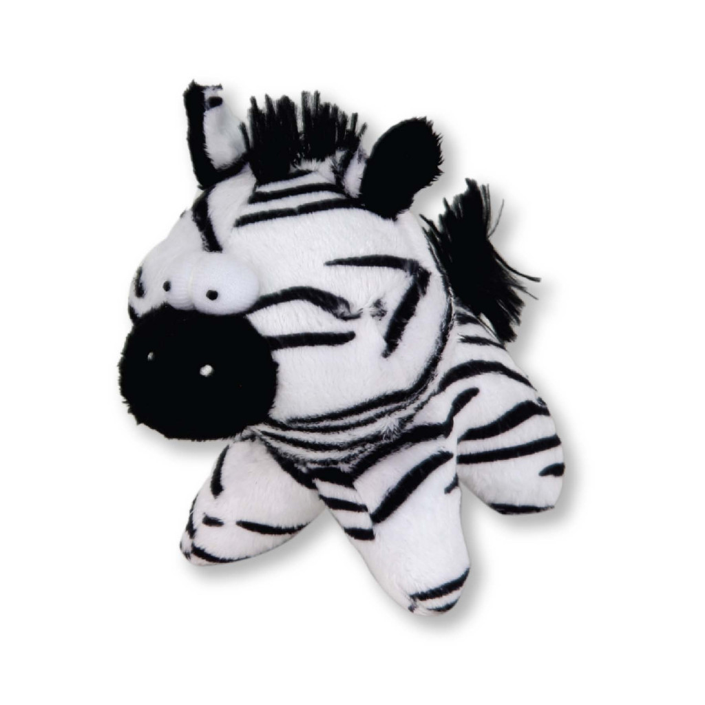 Іграшка для собак Eastland Зебра з пищалкою 12 см (6970115700383) - зображення 1