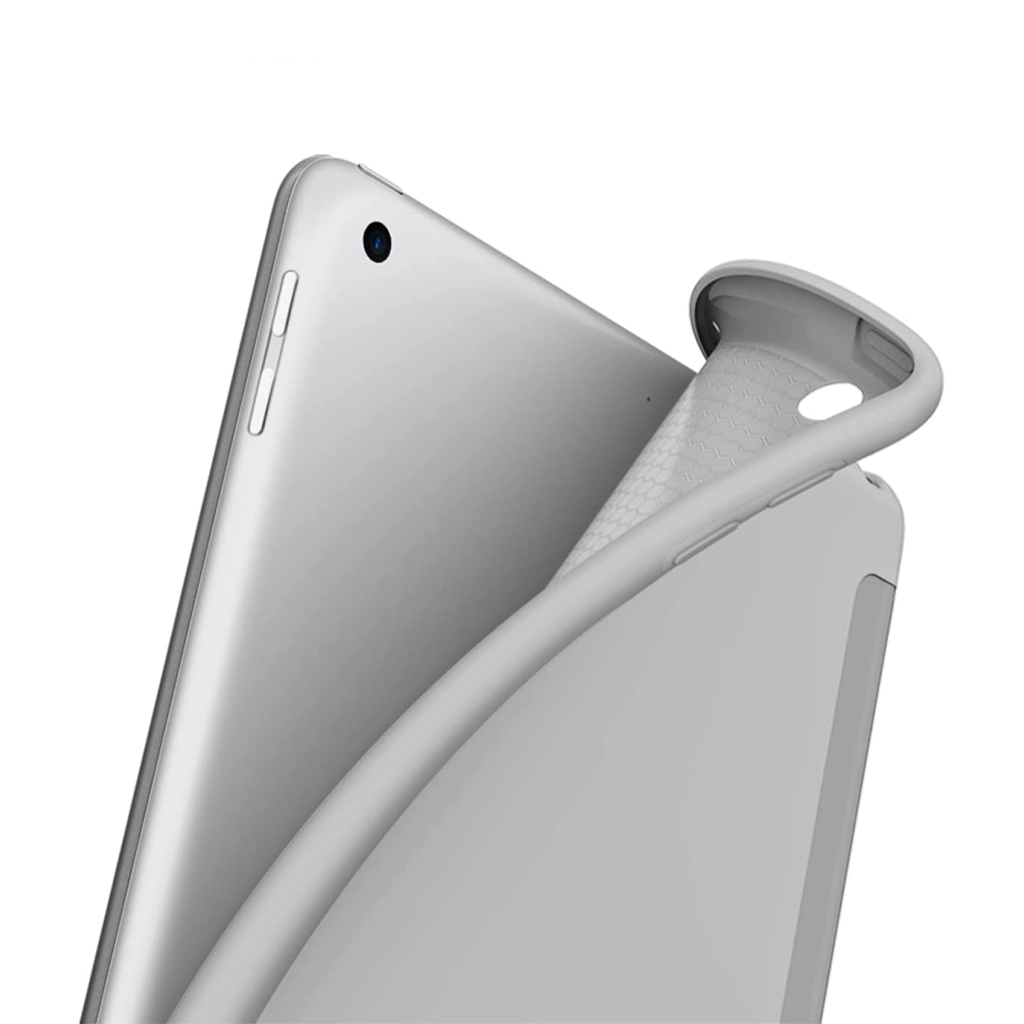 Чохол до планшета BeCover Tri Fold Soft TPU Silicone Apple iPad 9.7 2017/2018 A1822/A1823/A1893/A1954 Gray (706879) - зображення 3
