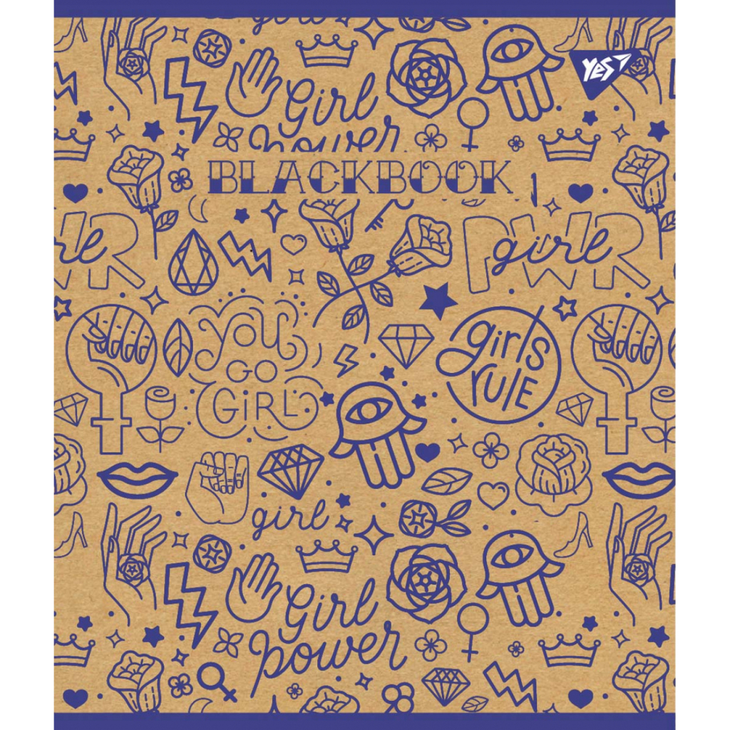 Зошит Yes А5 Tattoo Крафт 18 аркушів клітинка (765086) - зображення 5