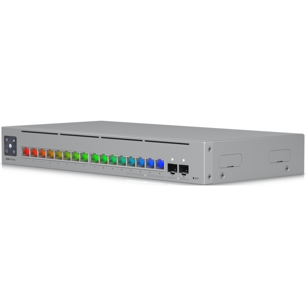 Комутатор мережевий Ubiquiti USW-PRO-MAX-16-POE - зображення 5