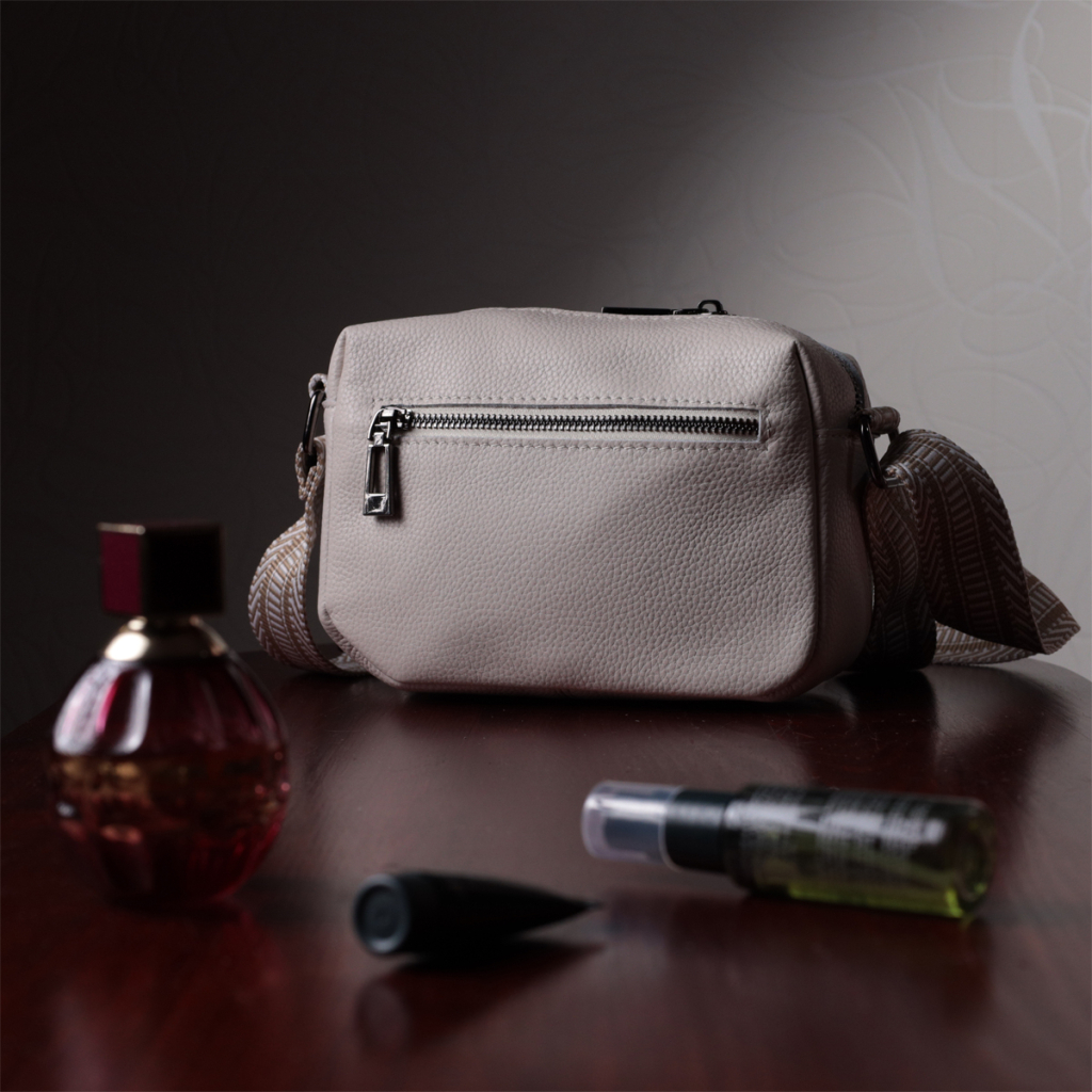 Сумка Vintage Жіноча на одне відділення з натуральної шкіри Біла (22602) - зображення 12