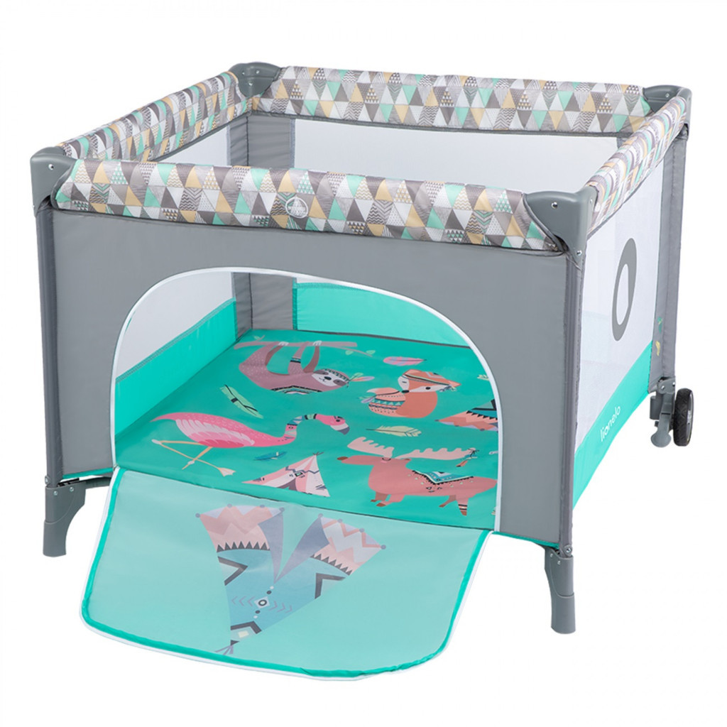 Дитячий манеж Lionelo Sofie Turquoise Scandi (LO-SOFIE TURQUOISE SCANDI) - зображення 3